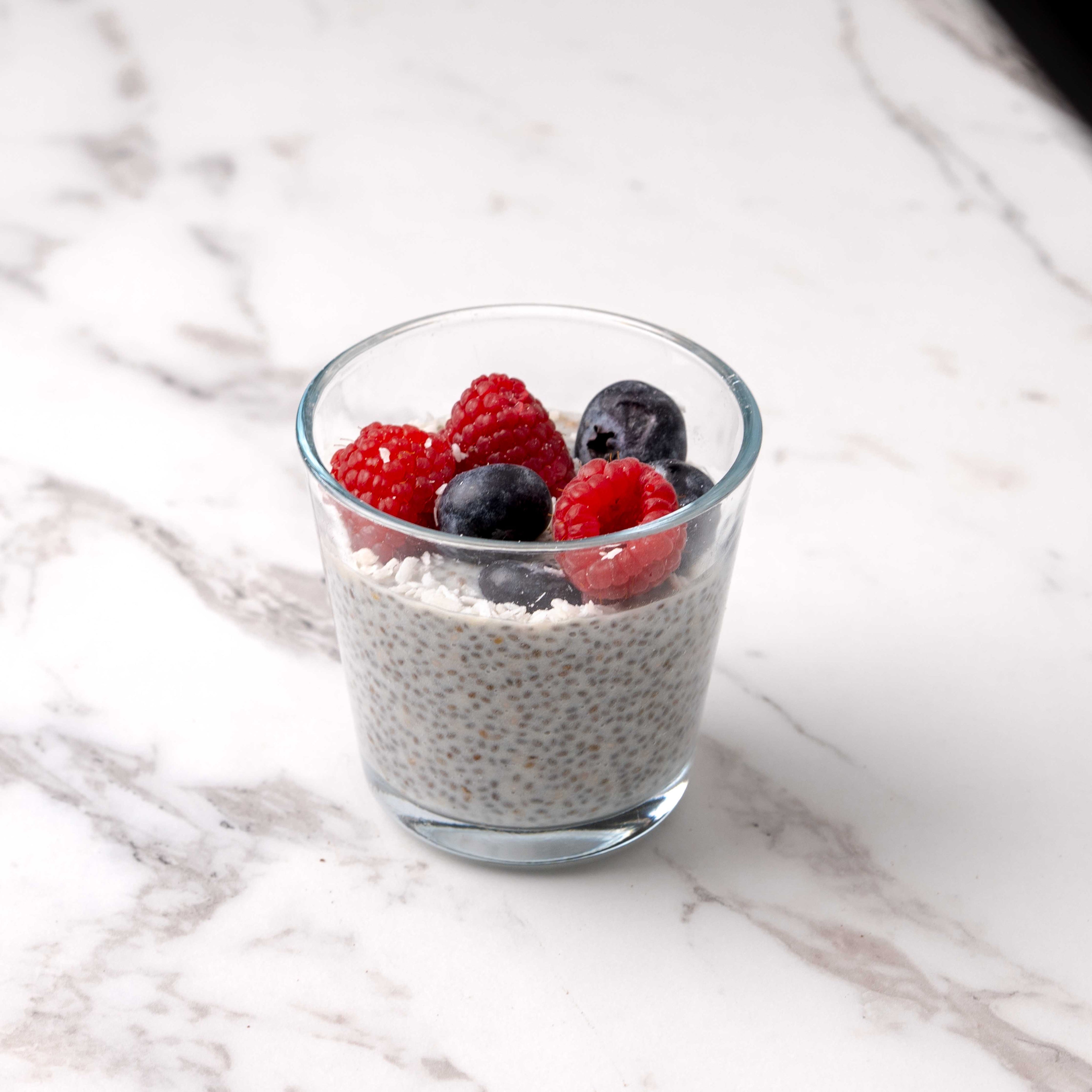 Krämig Chiapudding